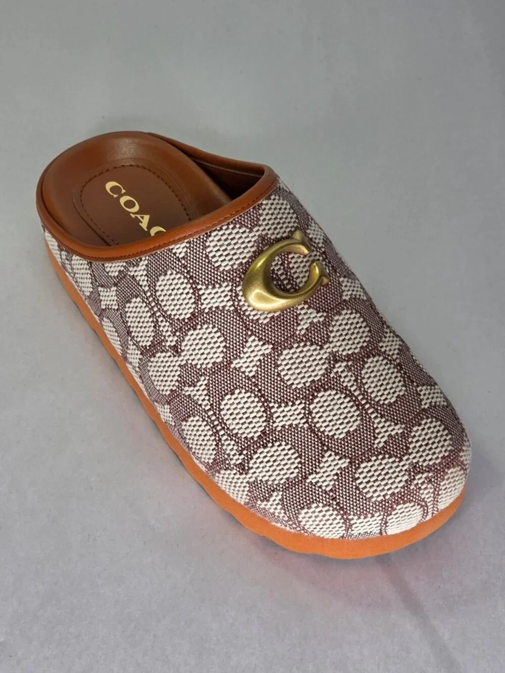 COACH Women's Hadley Slip On Clog Flats